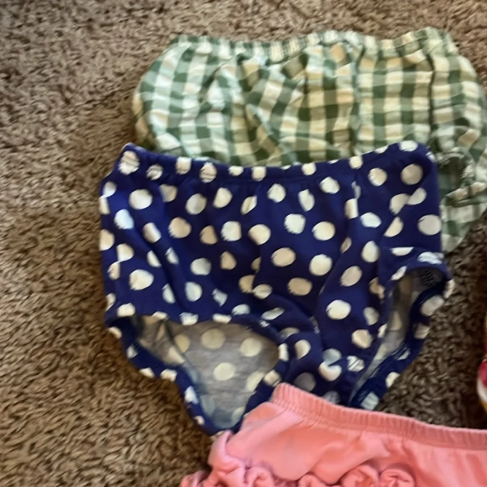 Colorful Kids' Patterned Bloomers Set